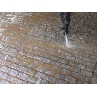 TRATAMENTO LIMPEZA RASPAGEM PEDRA PARALELEPIPEDO